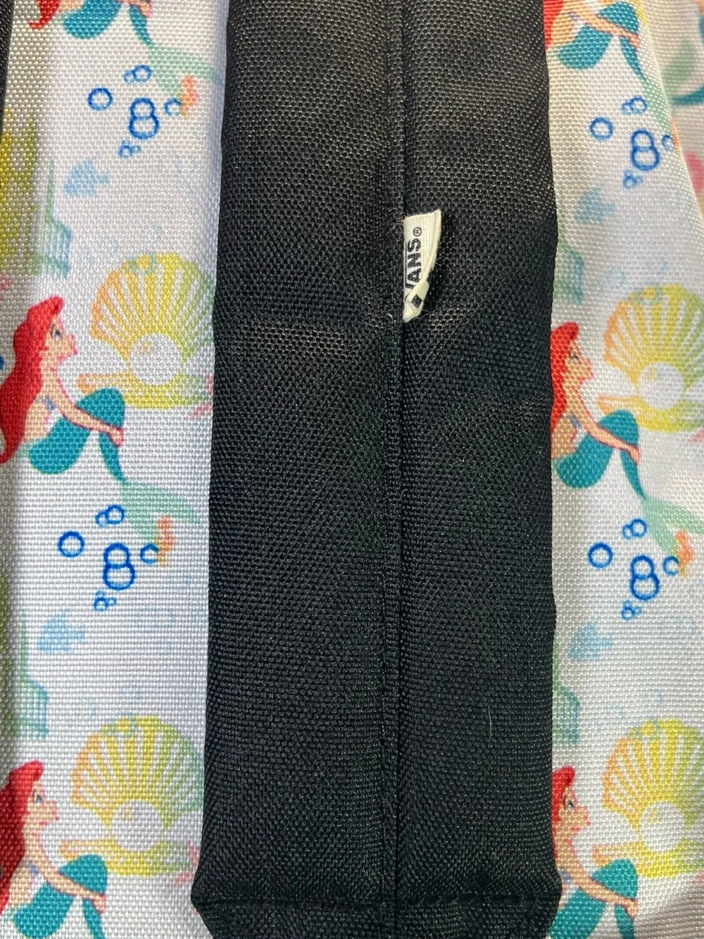 Vans x Disney Ariel The Little Mermaid Backpack Book Bag Pockets 2014